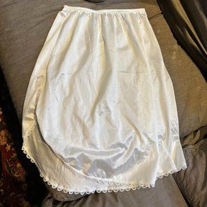 Vintage white underskirt